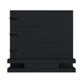 Estante Home com Painel para Sala ou Quarto PL160 com 3 Prateleiras Prodecor Preto